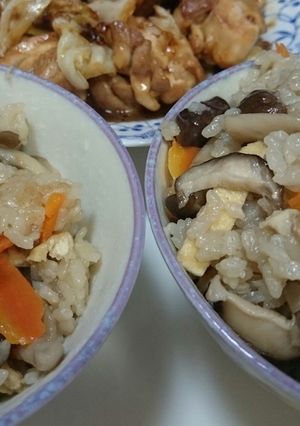 キノコたっぷり♥炊き込みご飯♥秋にはぜひ-レシピのメイン写真