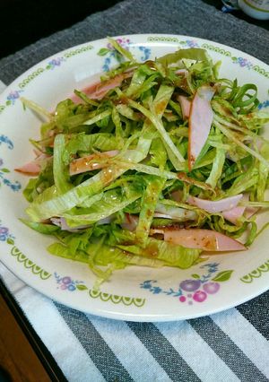 レタスとハムのサラダ◎-レシピのメイン写真
