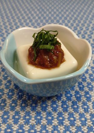 🌸料亭風♪梅なめたけの冷奴🌸✨-レシピのメイン写真