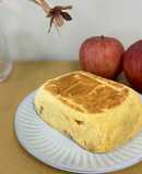 レンジで簡単！米粉のりんご蒸しパン