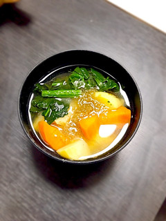 煮ない‼︎時短‼︎根菜味噌汁✨-レシピのメイン写真