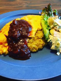 ◎和風カレーリゾットのオムライス◎-レシピのメイン写真