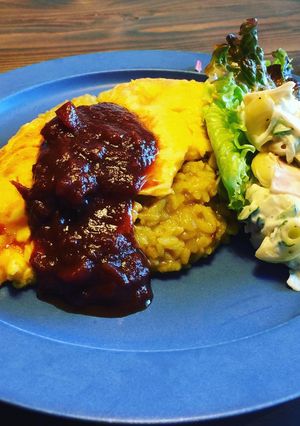 ◎和風カレーリゾットのオムライス◎-レシピのメイン写真