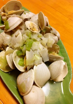 ホンビノス貝の酒蒸し-レシピのメイン写真