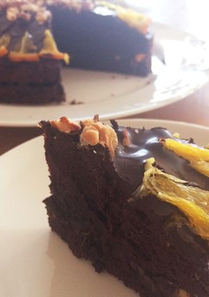 オレンジとアーモンドのチョコレートケーキ-レシピのメイン写真