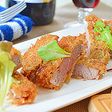 パン粉にファインスパイス・牛のカツレツ♪