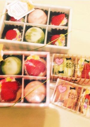 バレンタインに♡マーブルカプセルチョコ♡-レシピのメイン写真
