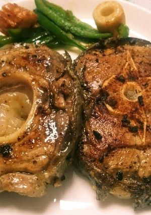 旨ウマ♪本マグロのテールステーキ-レシピのメイン写真