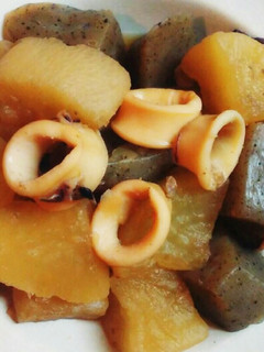 ヤリイカ大根煮-レシピのメイン写真