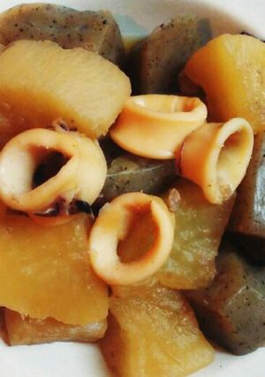 ヤリイカ大根煮-レシピのメイン写真