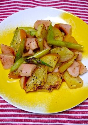 ダイエット！焼きリンゴ炒め-レシピのメイン写真
