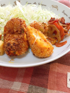 とろ〜りチーズinかぼちゃコロッケ-レシピのメイン写真