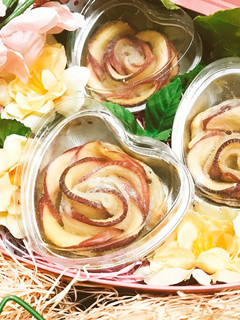 スイート♥ハチミツ香りのリンゴローズ-レシピのメイン写真