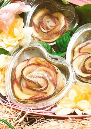 スイート♥ハチミツ香りのリンゴローズ-レシピのメイン写真