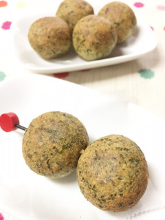 豆腐団子②のり塩 おつまみ・おやつに-レシピのメイン写真