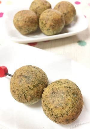 豆腐団子②のり塩 おつまみ・おやつに-レシピのメイン写真