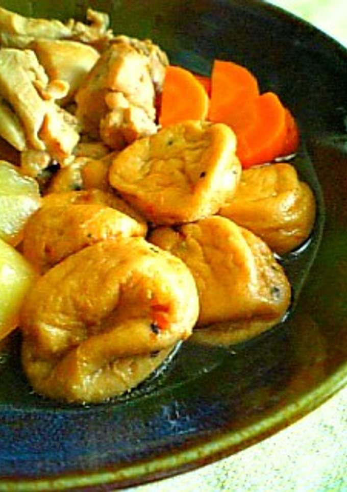 がんもと鶏もも肉の煮物-レシピのメイン写真