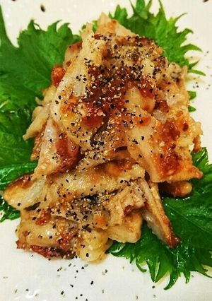 鶏☆やげん軟骨の☆簡単♪梅肉ソース炒め♪-レシピのメイン写真