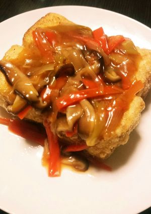 簡単！野菜あんかけの揚げ出し豆腐-レシピのメイン写真