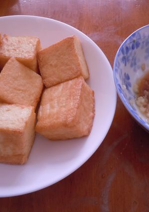 生姜しょう油で召し上がれ 焼き厚揚げ豆腐-レシピのメイン写真