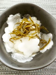 大根の桜葉甘酢漬け-レシピのメイン写真
