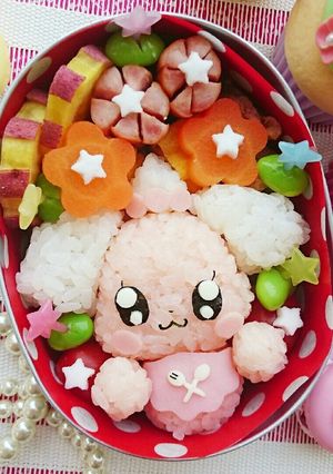 キャラ弁☆プリキュア☆ペコリンのお弁当-レシピのメイン写真
