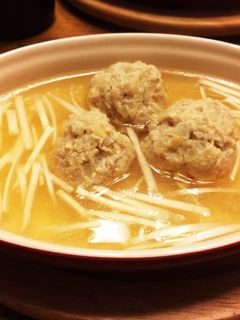 簡単 ふわふわ鳥だんごスープ-レシピのメイン写真