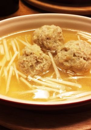 簡単 ふわふわ鳥だんごスープ-レシピのメイン写真
