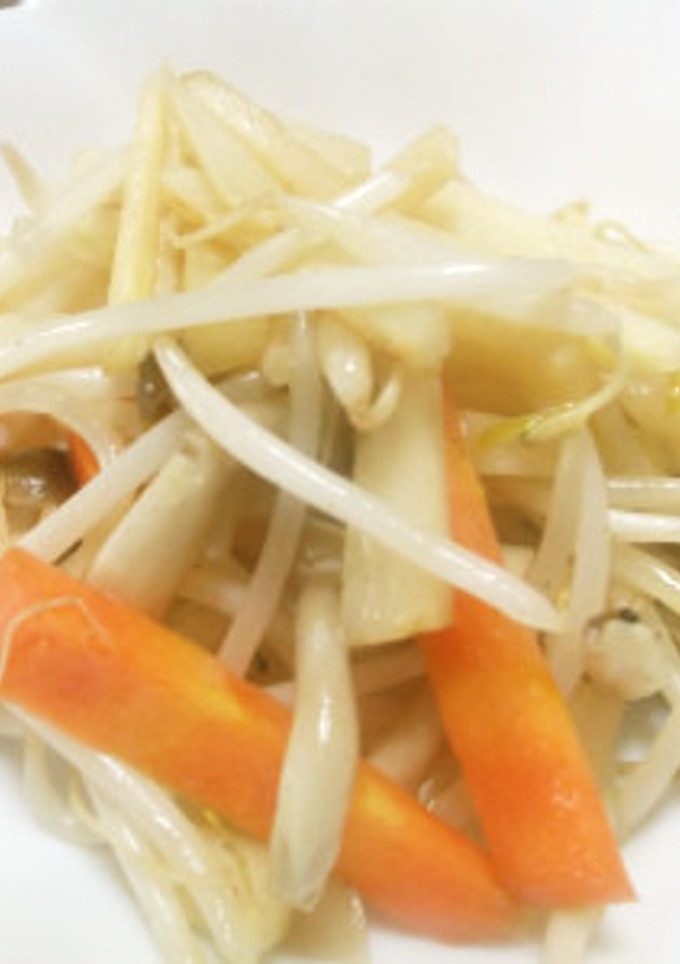 大根の皮ともやしのシャキシャキ炒め-レシピのメイン写真