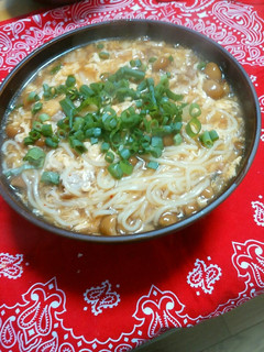 豚キムなめこの酸辣湯風あんかけラーメン-レシピのメイン写真