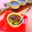 抹茶のクリームブリュレ