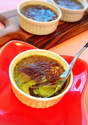 抹茶のクリームブリュレ-レシピのメイン写真