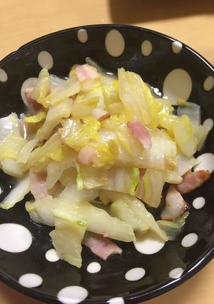 おばあちゃんの白菜とベーコン炒め⭐︎-レシピのメイン写真