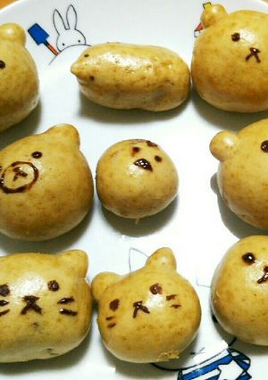 塩黒糖おまんじゅう-レシピのメイン写真