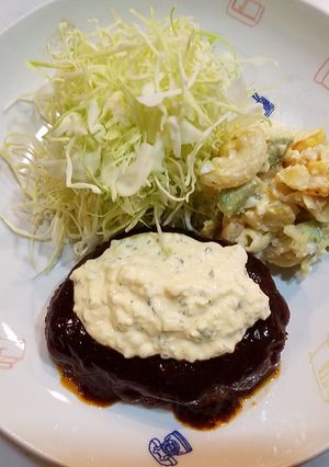 美味しい！タルタルハンバーグ！-レシピのメイン写真