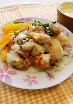 れんこんと鶏肉のグリルサラダ-レシピのメイン写真