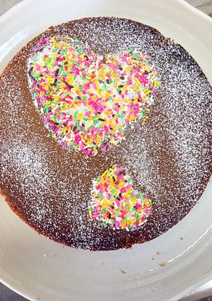 簡単なバレンタインのチョコケーキ-レシピのメイン写真