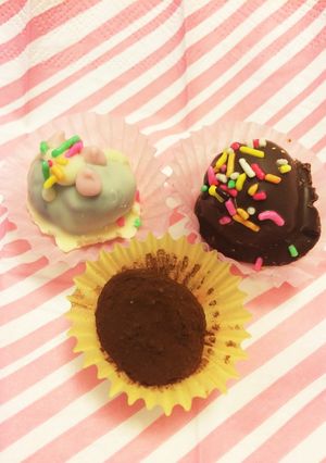 娘と作る友チョコトリュフ-レシピのメイン写真