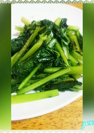 ＊青菜の炒め＊-レシピのメイン写真