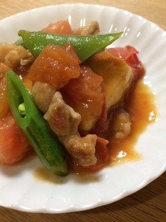 焼き豆腐のフレッシュトマト煮-レシピのメイン写真