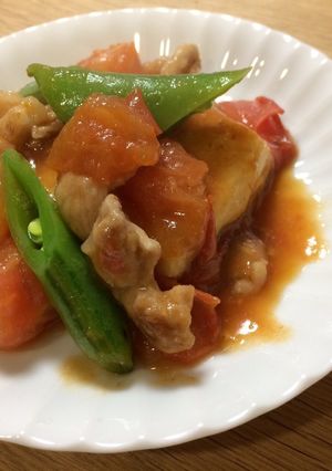 焼き豆腐のフレッシュトマト煮-レシピのメイン写真