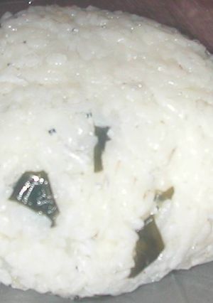 昆布の炊き込みご飯＆しらすのおにぎり-レシピのメイン写真