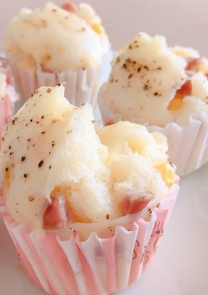 お惣菜蒸しパン-レシピのメイン写真