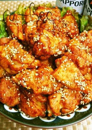 こりゃ旨いっ♡我が家自慢の甘味噌唐揚げ-レシピのメイン写真