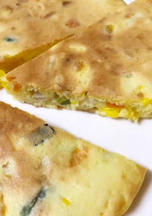 幼児食にも☆米粉&豆乳のお食事パンケーキ-レシピのメイン写真