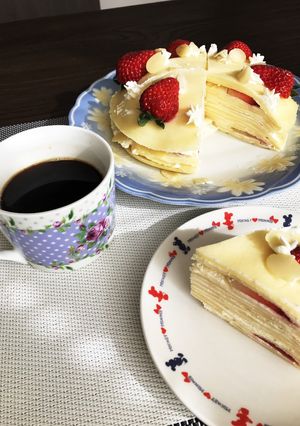 ♡もっちもち生地のミルクレープ♡-レシピのメイン写真