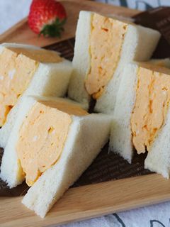 関西風 厚焼き玉子のサンドイッチ-レシピのメイン写真