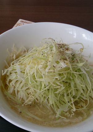 これでもかきゃべつ盛り塩ラーメン-レシピのメイン写真