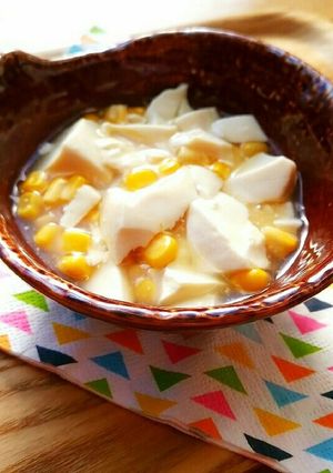 豆腐とコーンのとろみ汁-レシピのメイン写真