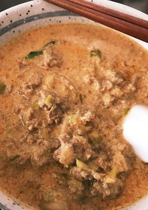 男の料理〜！坦々うど〜ん！-レシピのメイン写真